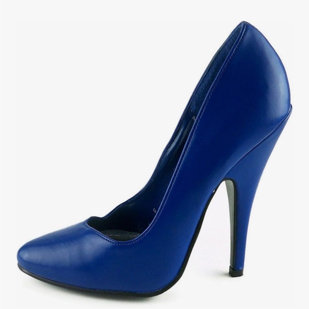 Elegant Blue High Heels Elle 8220 Model Size 11